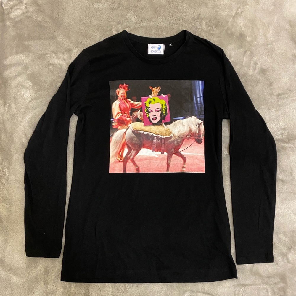 Vintage Warhol Marylin Kenny Schachter LS T Shirt